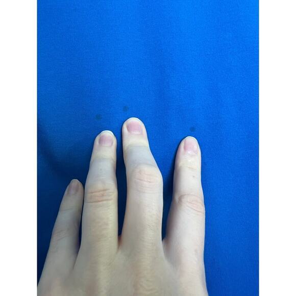 Diane Von Furstenberg Women's 12 Dress Blue Pele Leather Panel Mini Bodycon FLAW - Picture 7 of 16